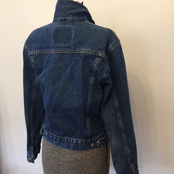 VINTAGE Levi’s Denim Trucker Jean Jacket Men’s M - Picture 6 of 9